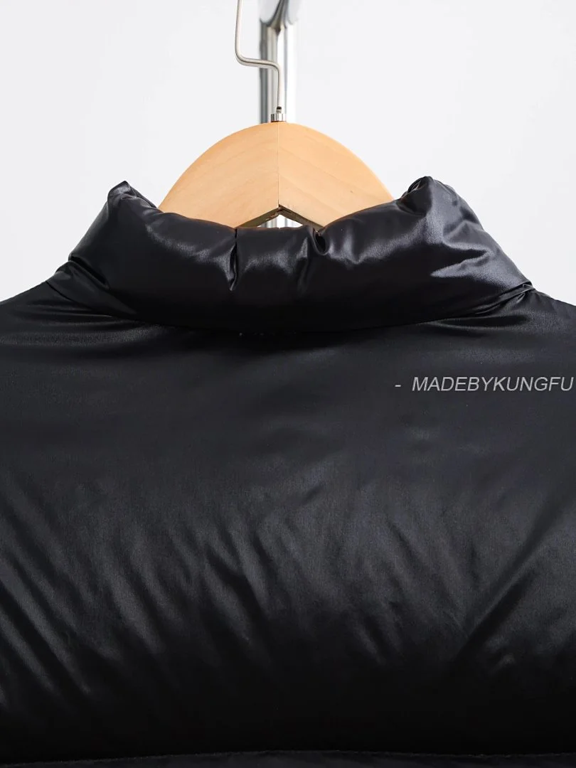 CELINE (by Hedi Slimane) Puffer Jacket in Light Nylon – Black (12)