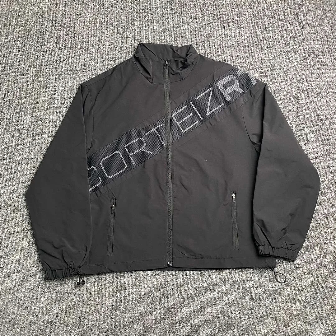 Corteiz (CRTZRTW) Bias Panel Shuku Jacket – Brown / Grey (Black)