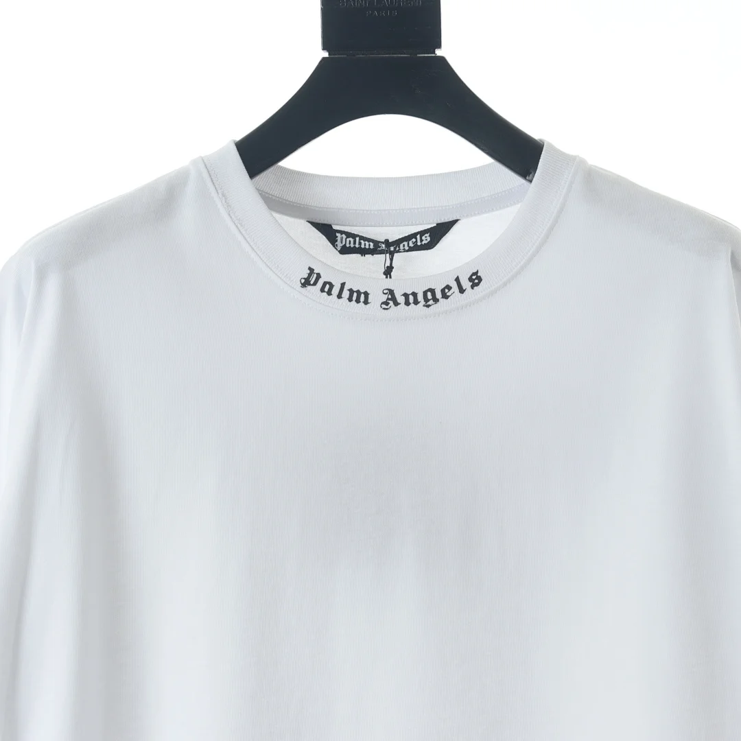 Palm Angels - Logo classique sur le t-shirt, coloris Black, vue 7