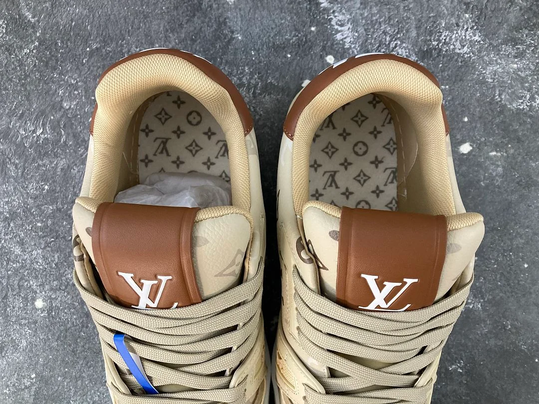 Louis Vuitton - LV Trainer Sneaker (Brown / Beige / White)