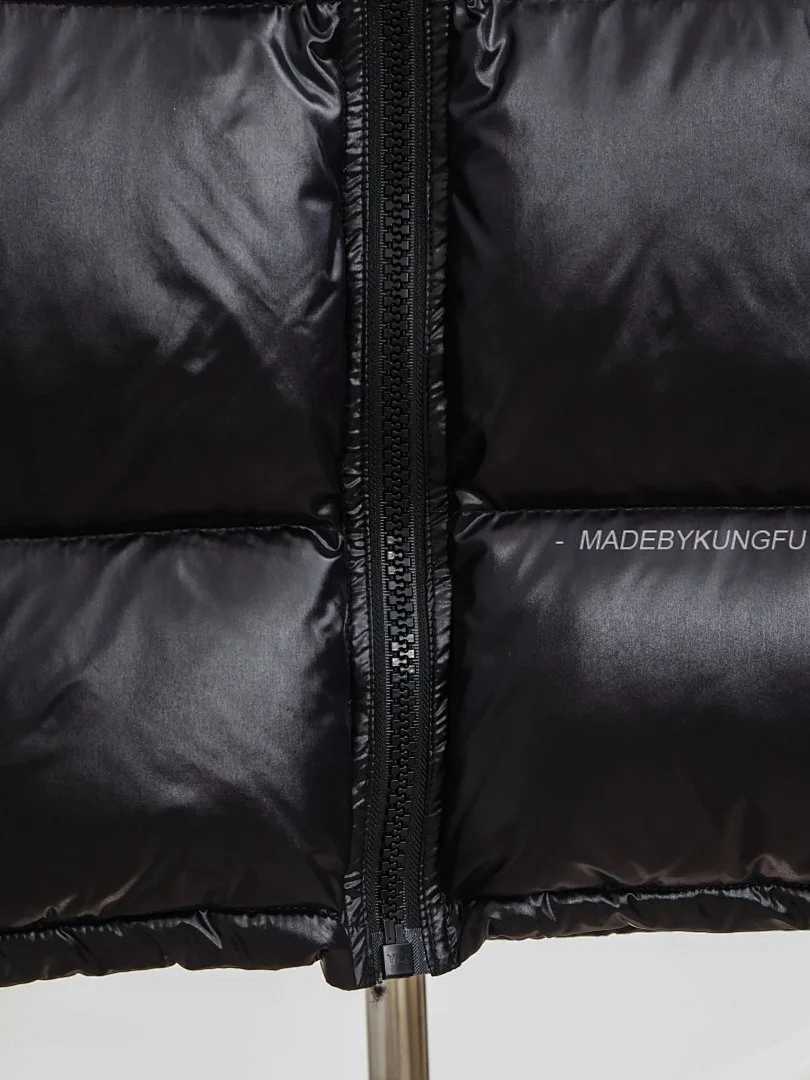 CELINE (by Hedi Slimane) Puffer Jacket in Light Nylon – Black (11)