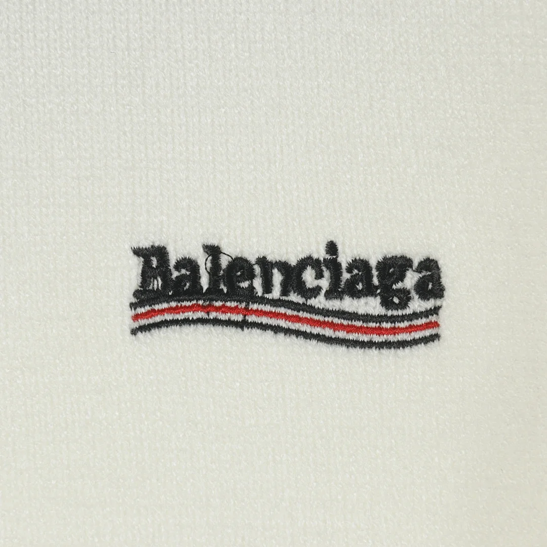 Balenciaga Political Campaign Knit Sweater (Pull en maille avec logo de campagne politique) – Black (8)