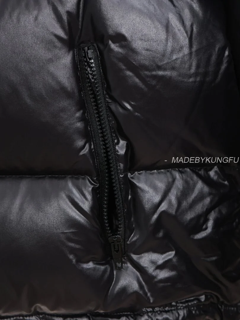 CELINE (by Hedi Slimane) Puffer Jacket in Light Nylon – Black (10)