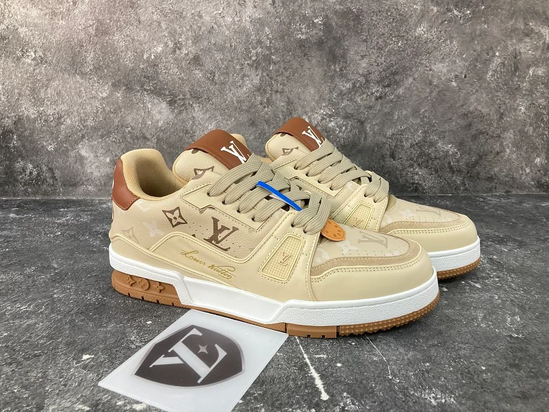 Louis Vuitton - LV Trainer Sneaker (Brown / Beige / White)