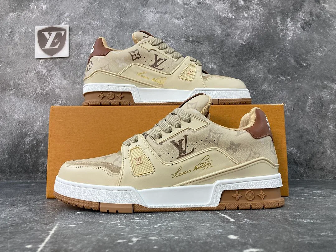 Louis Vuitton - LV Trainer Sneaker (Brown / Beige / White)