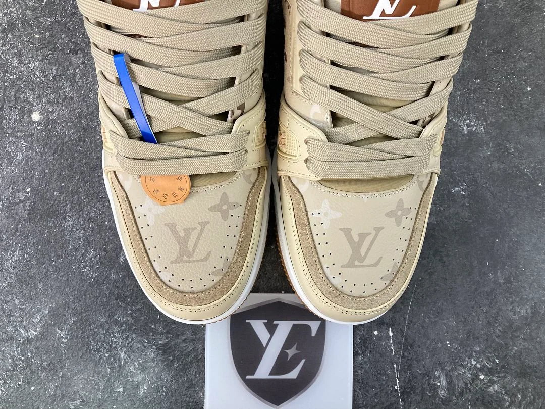 Louis Vuitton - LV Trainer Sneaker (Brown / Beige / White)