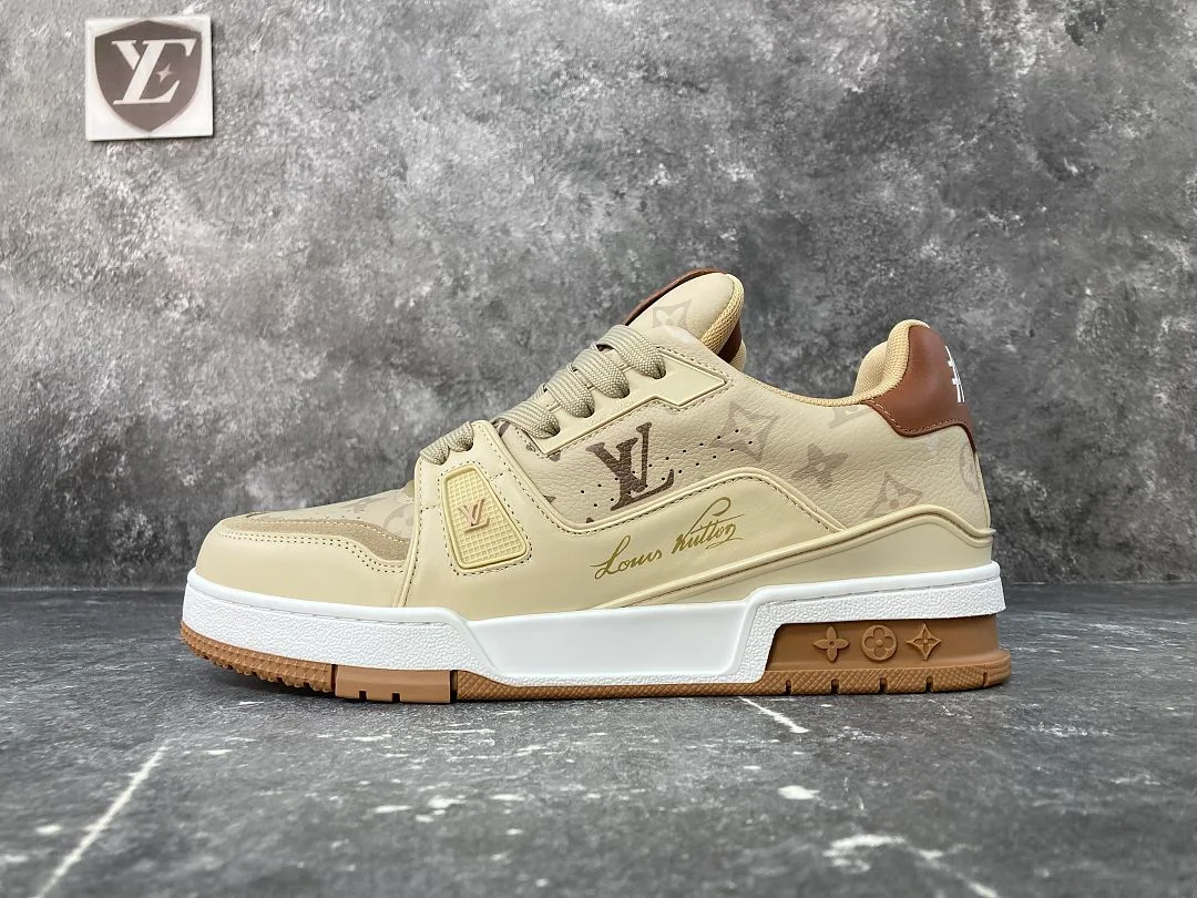 Louis Vuitton - LV Trainer Sneaker (Brown / Beige / White)