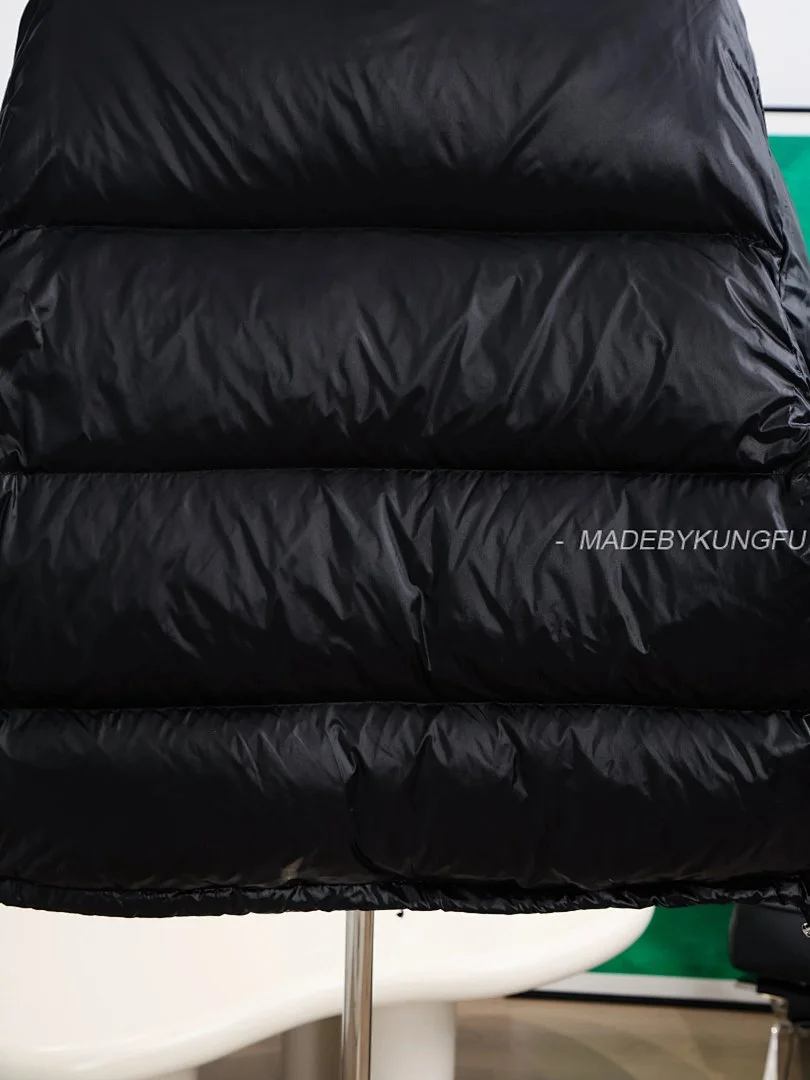 CELINE (by Hedi Slimane) Puffer Jacket in Light Nylon – Black (9)