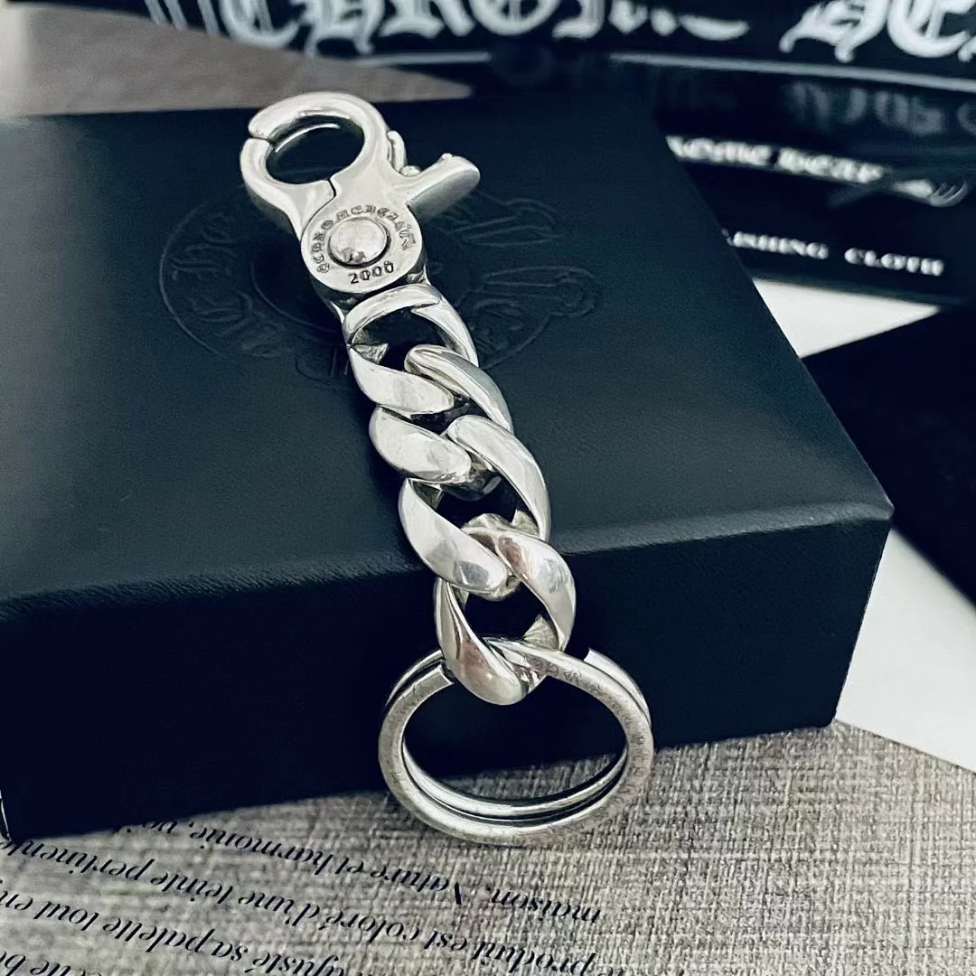 Chrome Hearts Short Classic Link Keychain