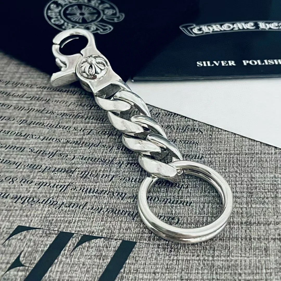Chrome Hearts Short Classic Link Keychain