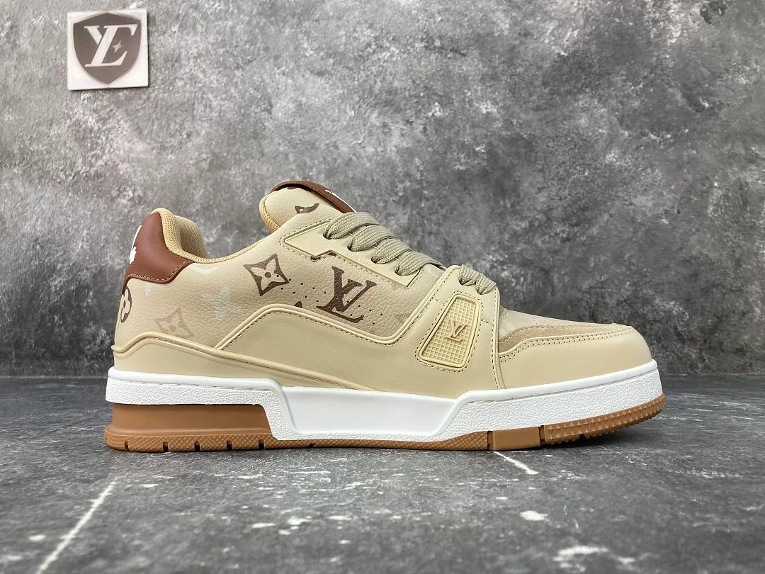 Louis Vuitton - LV Trainer Sneaker (Brown / Beige / White)