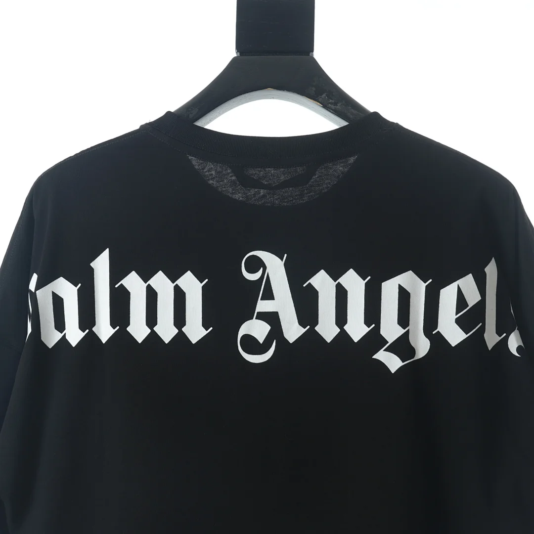 Palm Angels - Logo classique sur le t-shirt, coloris Black, vue 23
