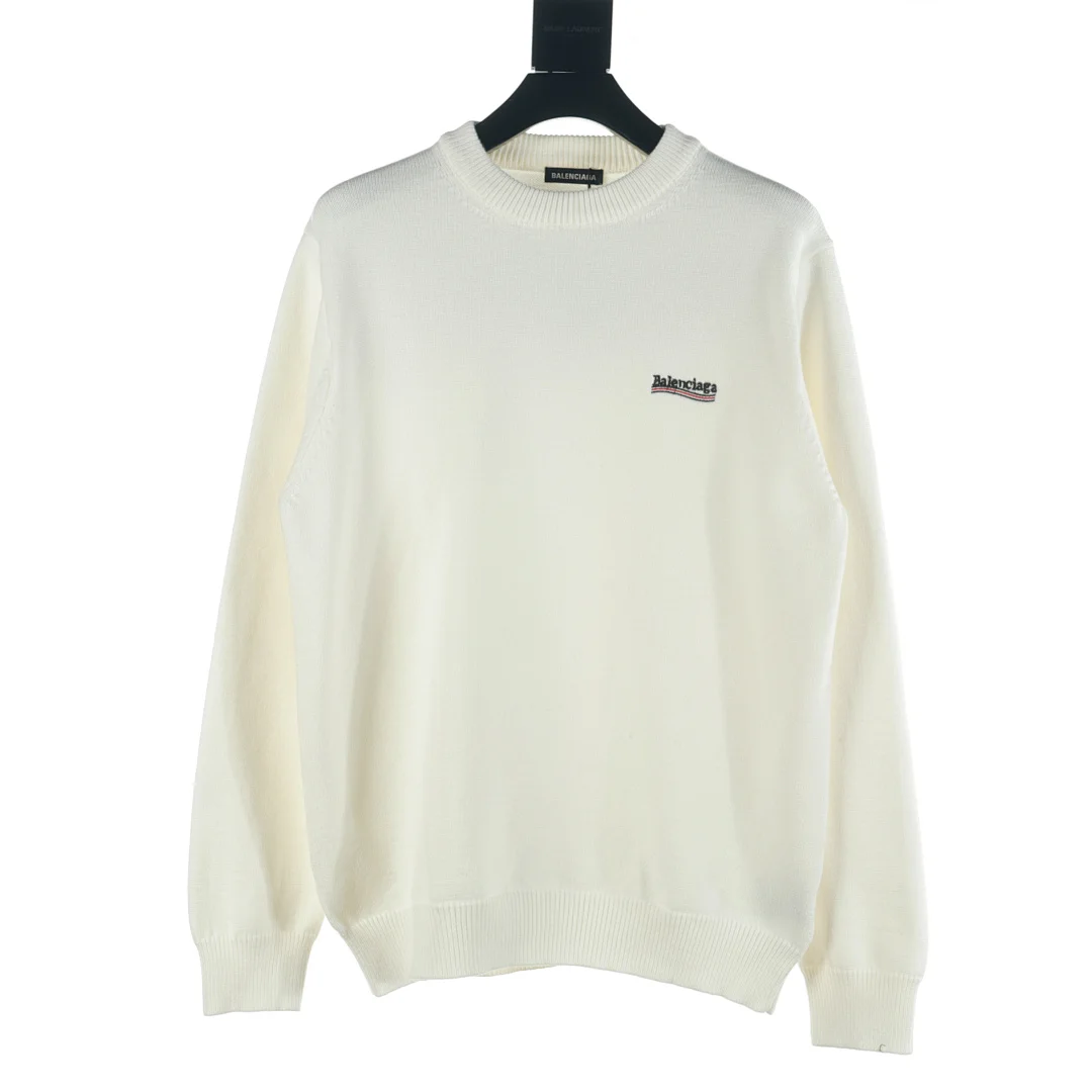 Balenciaga Political Campaign Knit Sweater (Pull en maille avec logo de campagne politique) – Black (4)